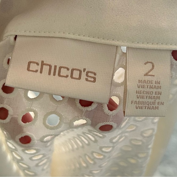 chicos size 2 blazer top jacket woman’s - Picture 4 of 4